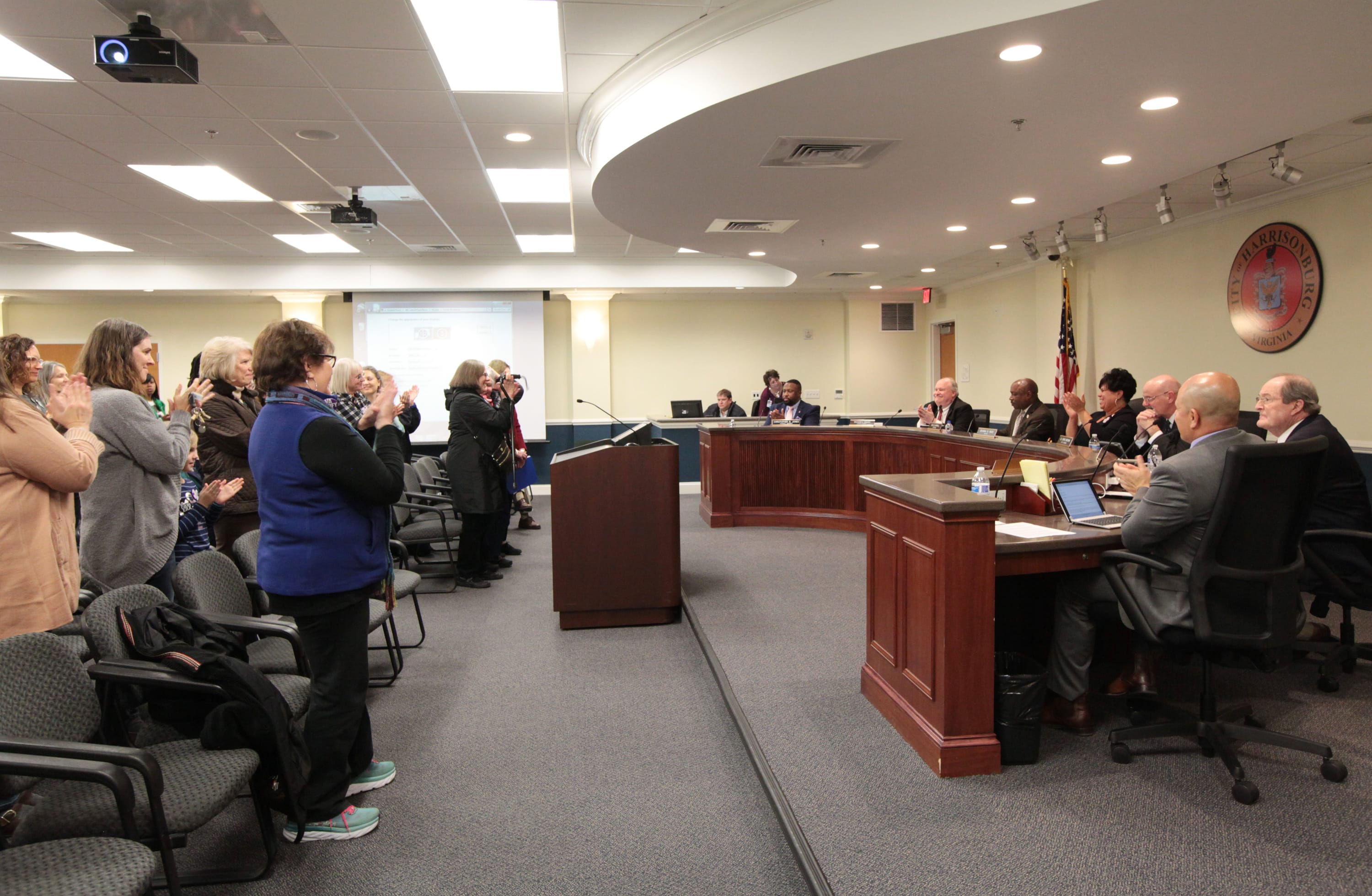 First meeting for Harrisonburg's City Council for the new year on Jan. 8, 2019.