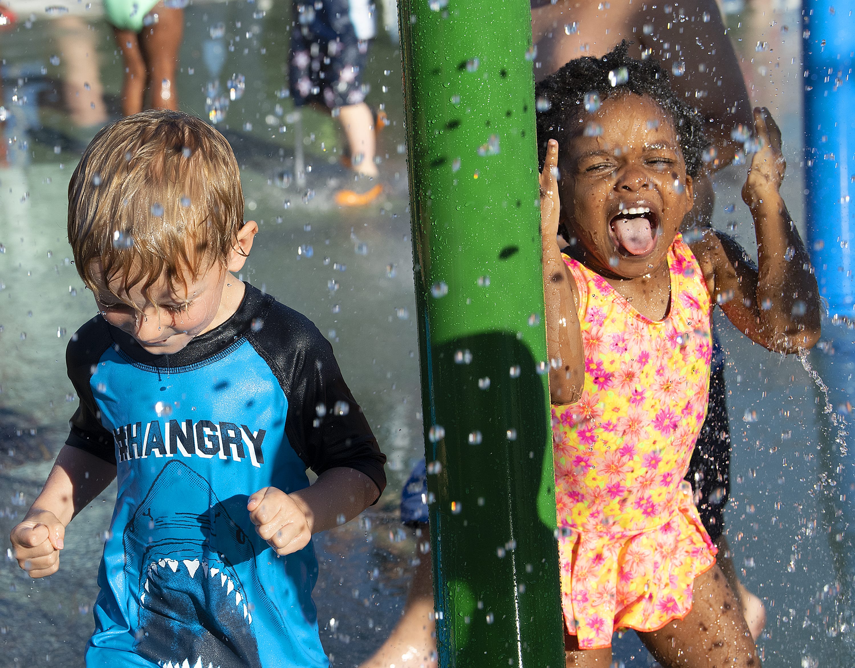 Westover Park's new splash pad