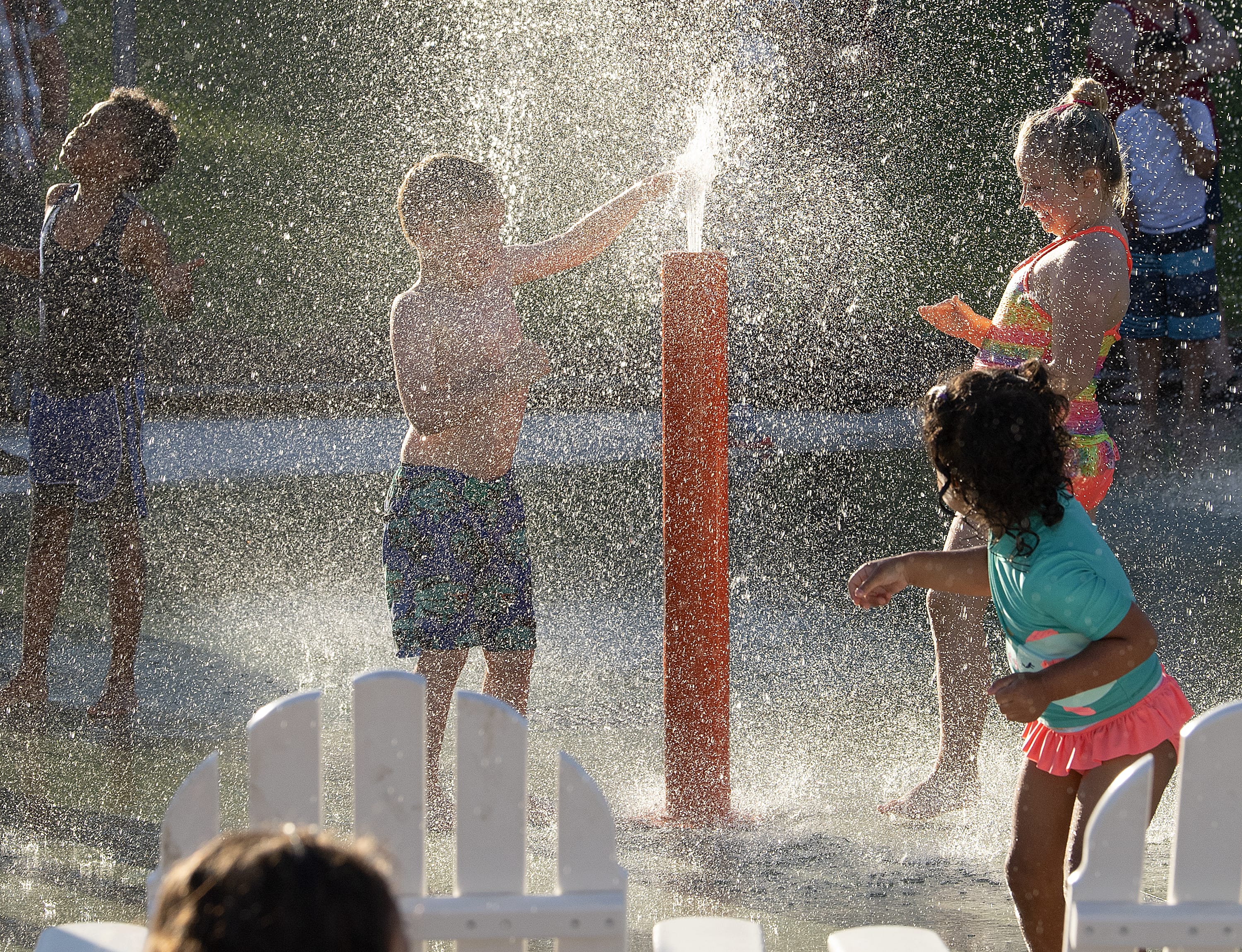 Westover Park's new splash pad