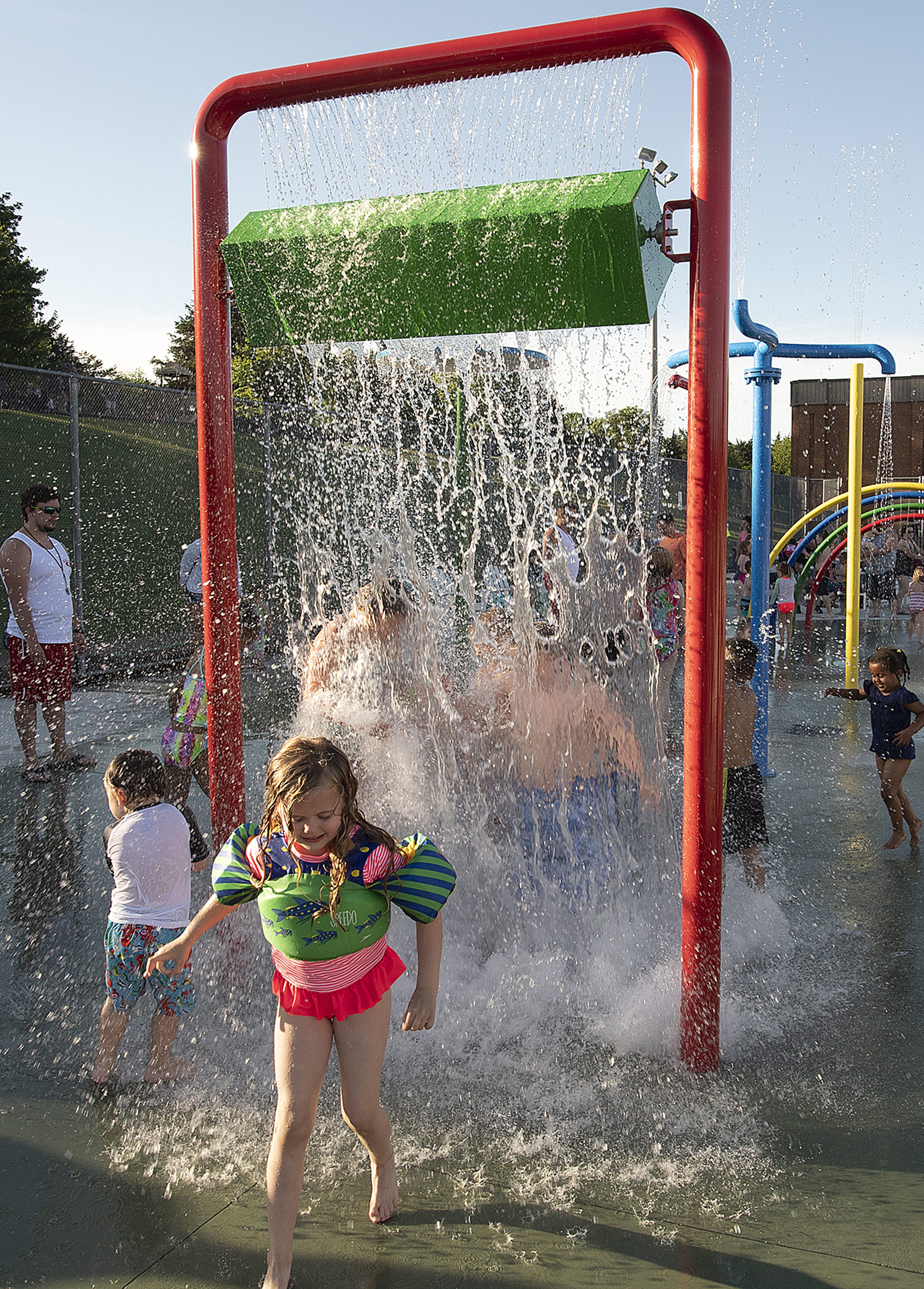 Westover Park's new splash pad