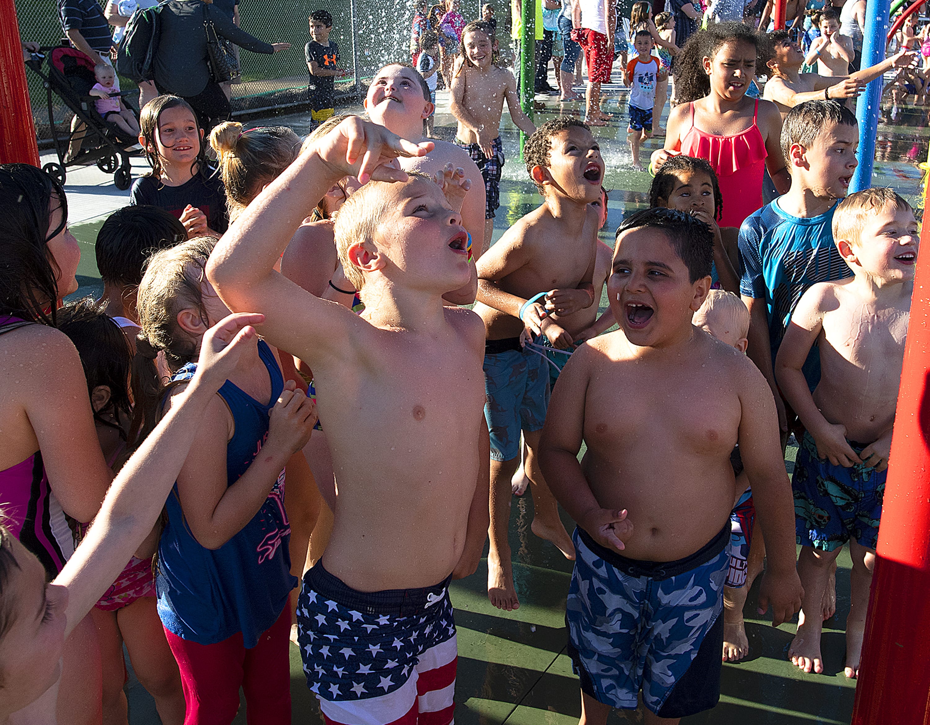 Westover Park's new splash pad
