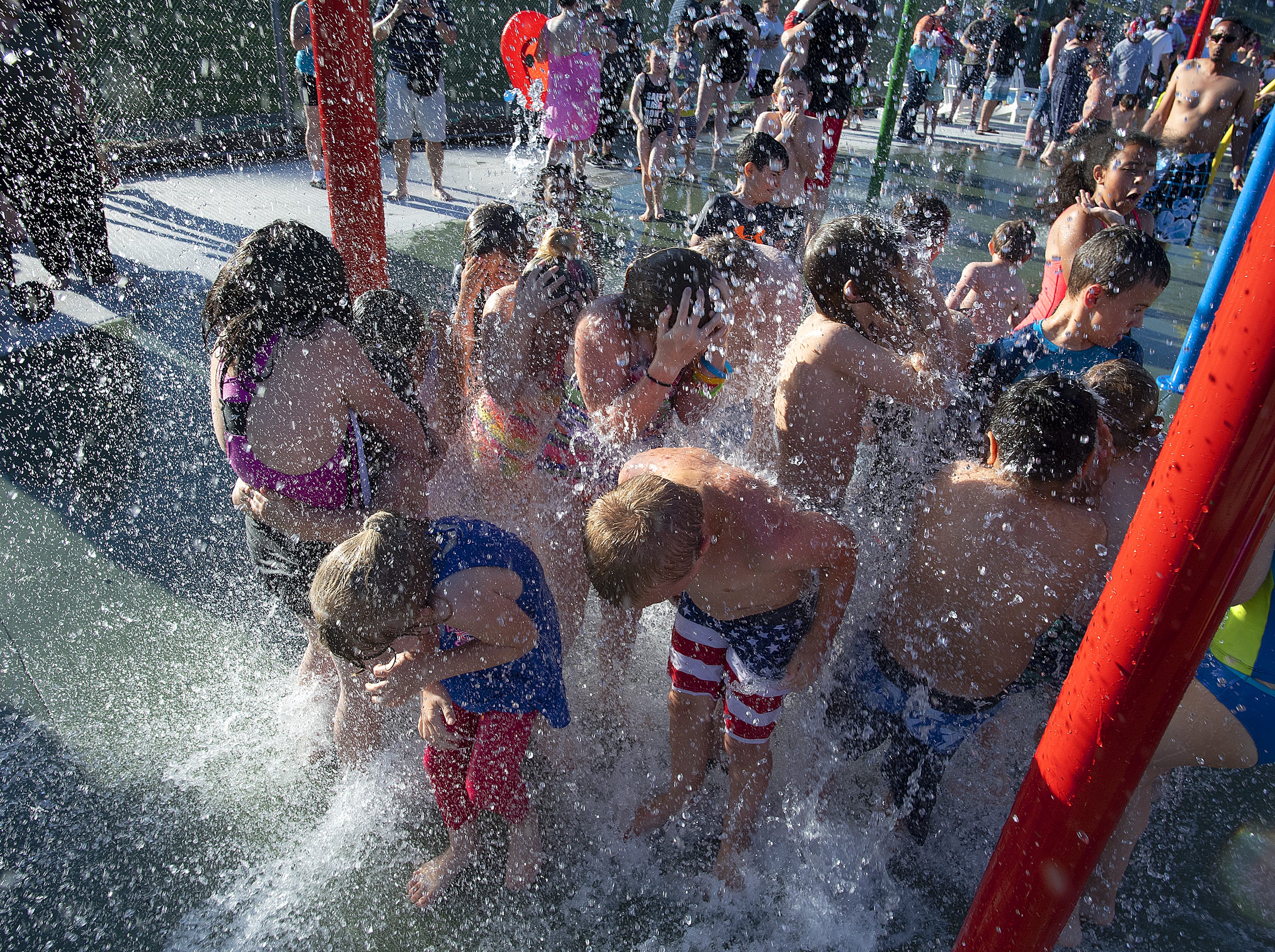 Westover Park's new splash pad
