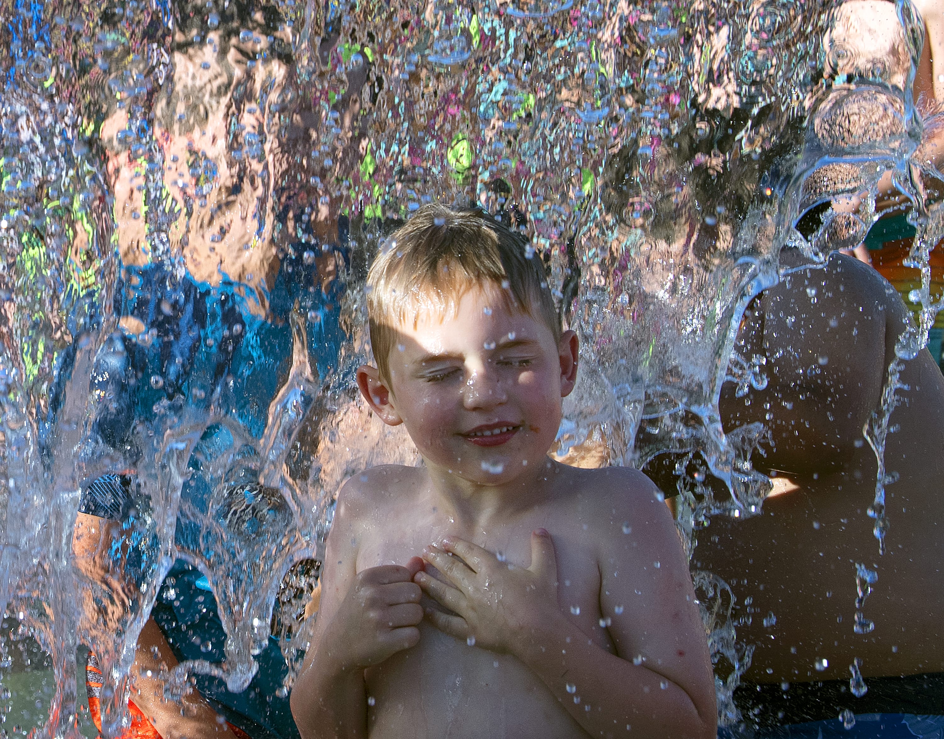 Westover Park's new splash pad