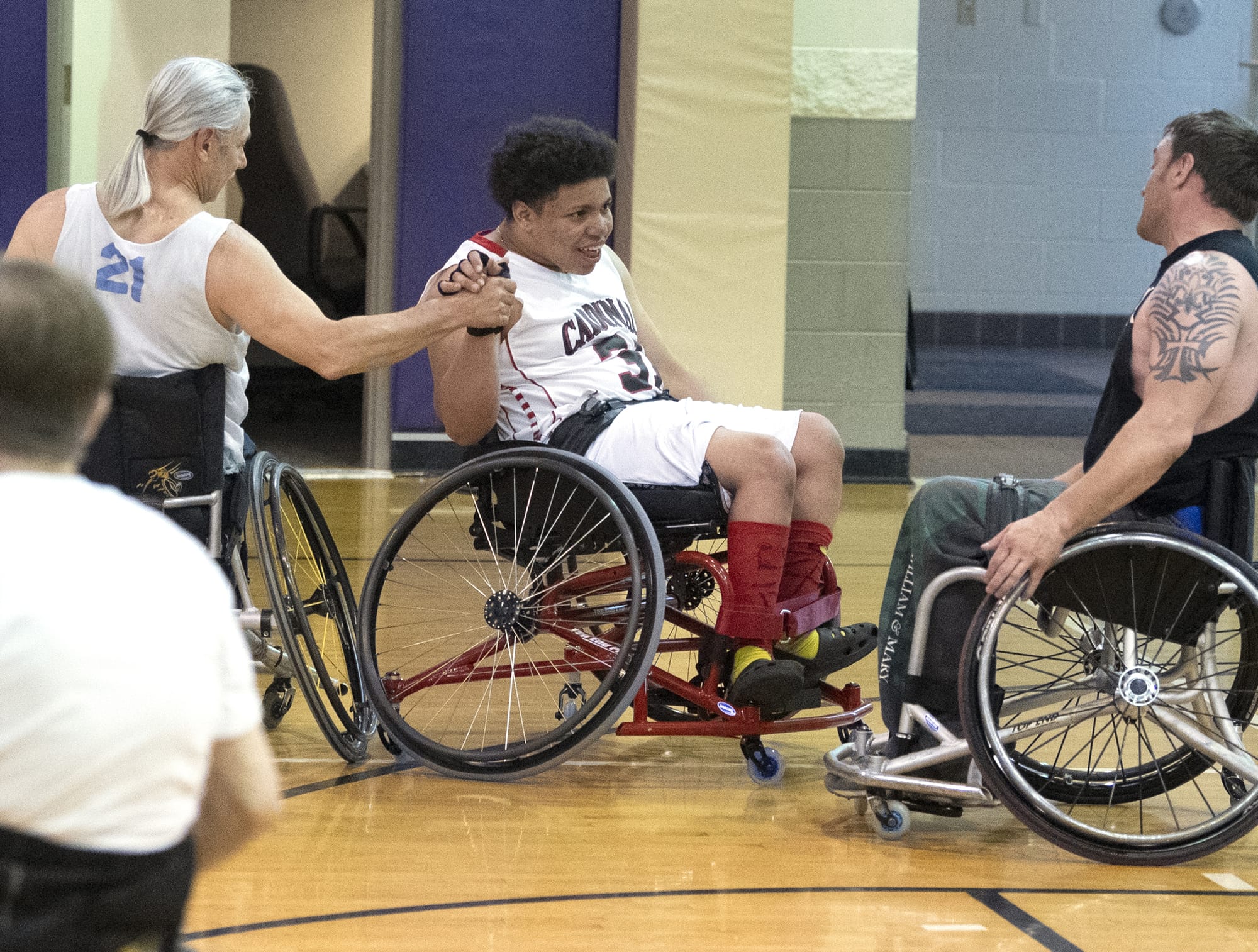 Wheelchair Fulfills Basketball Dreams