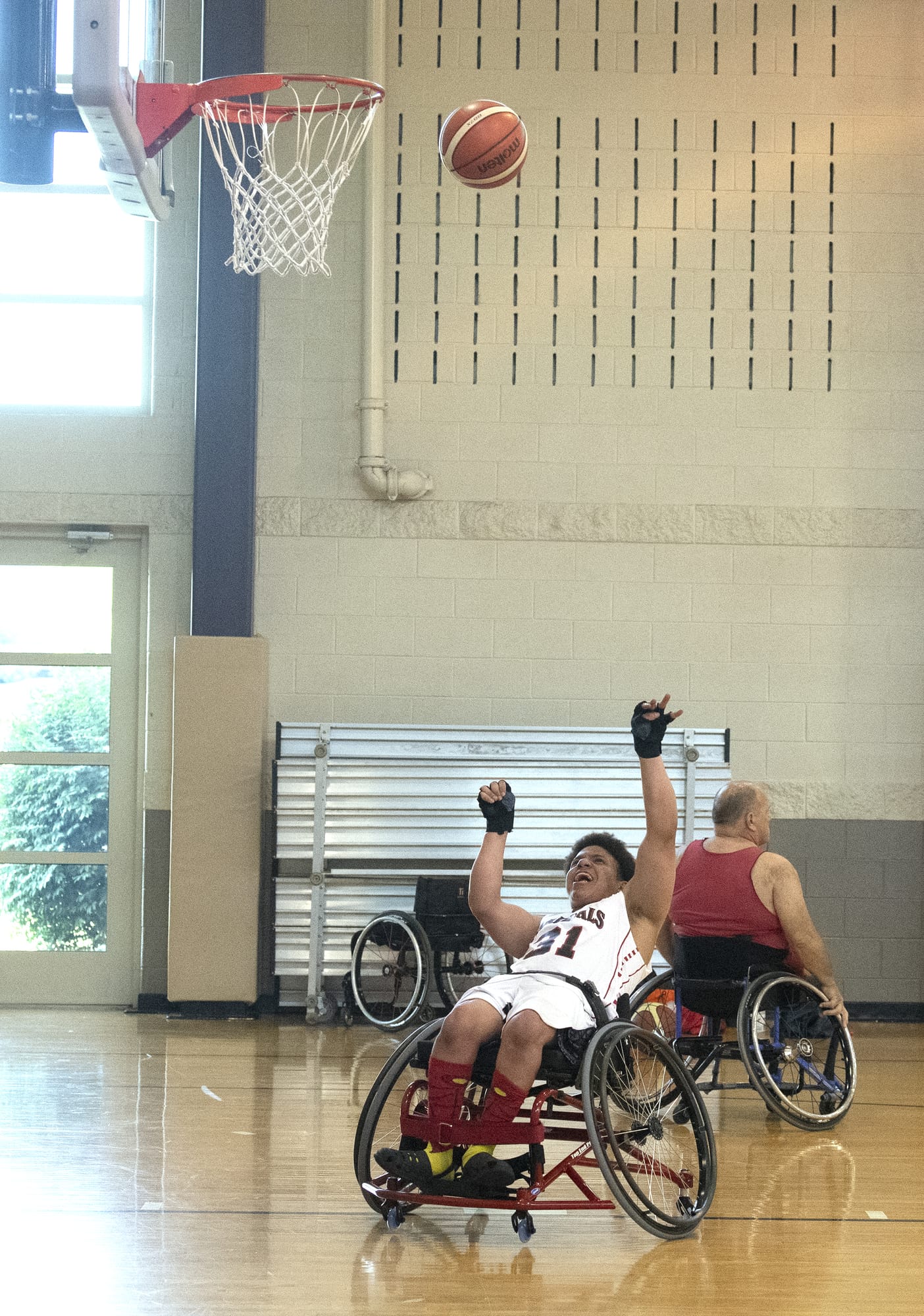 Wheelchair Fulfills Basketball Dreams