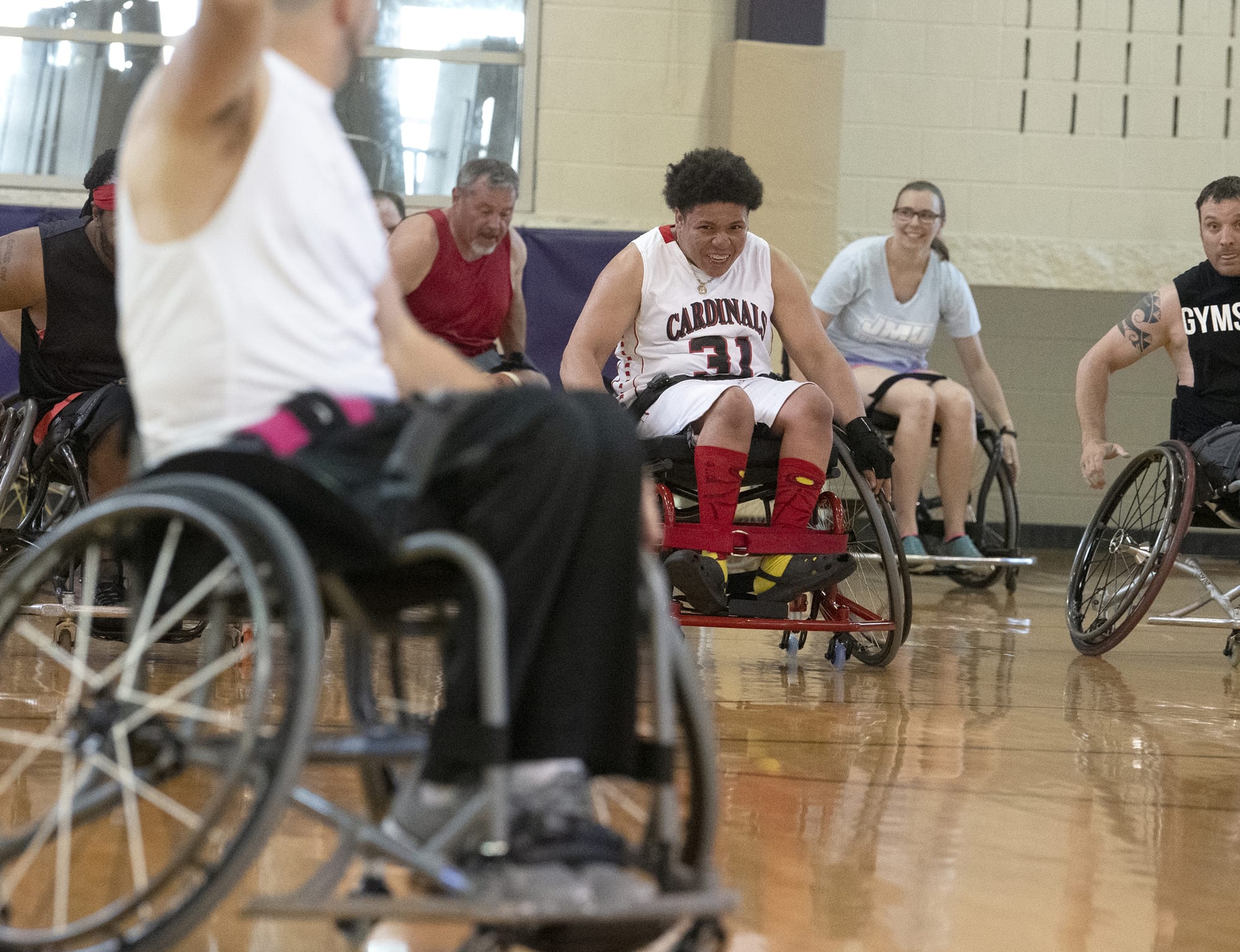Wheelchair Fulfills Basketball Dreams