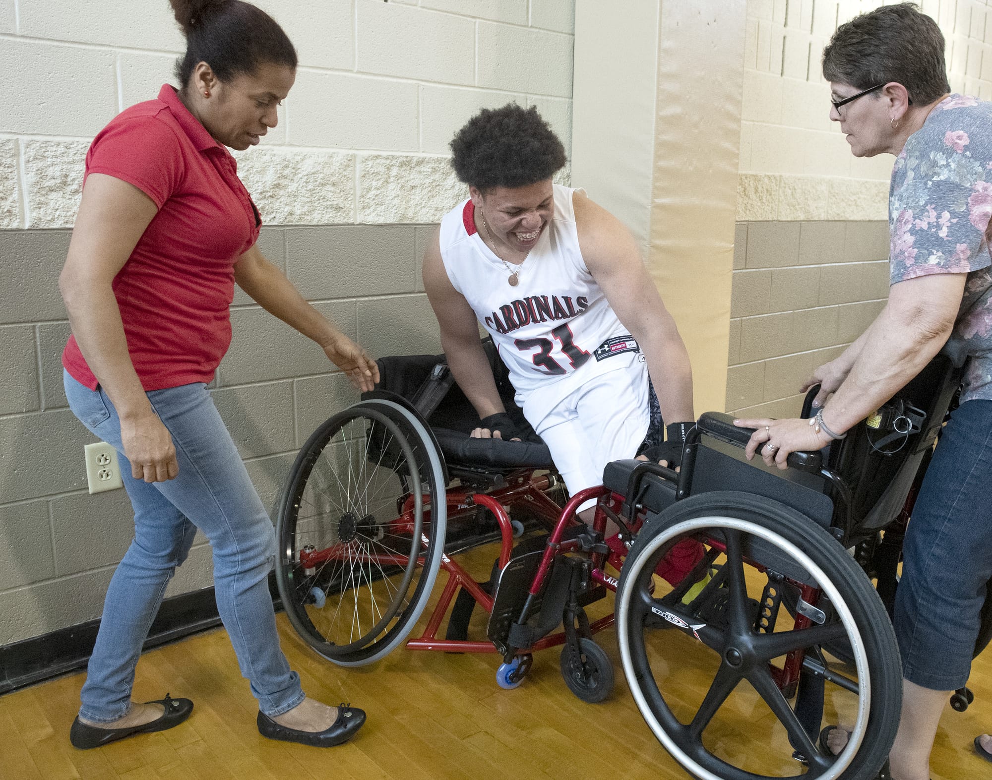 Wheelchair Fulfills Basketball Dreams