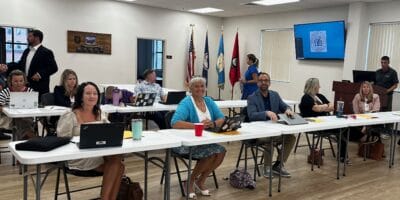 people sitting at a table